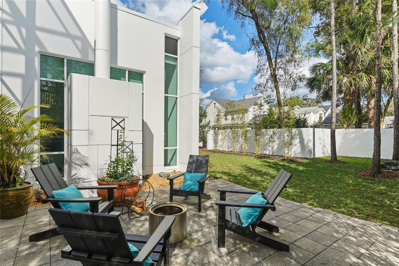 Terrace — before re-facing