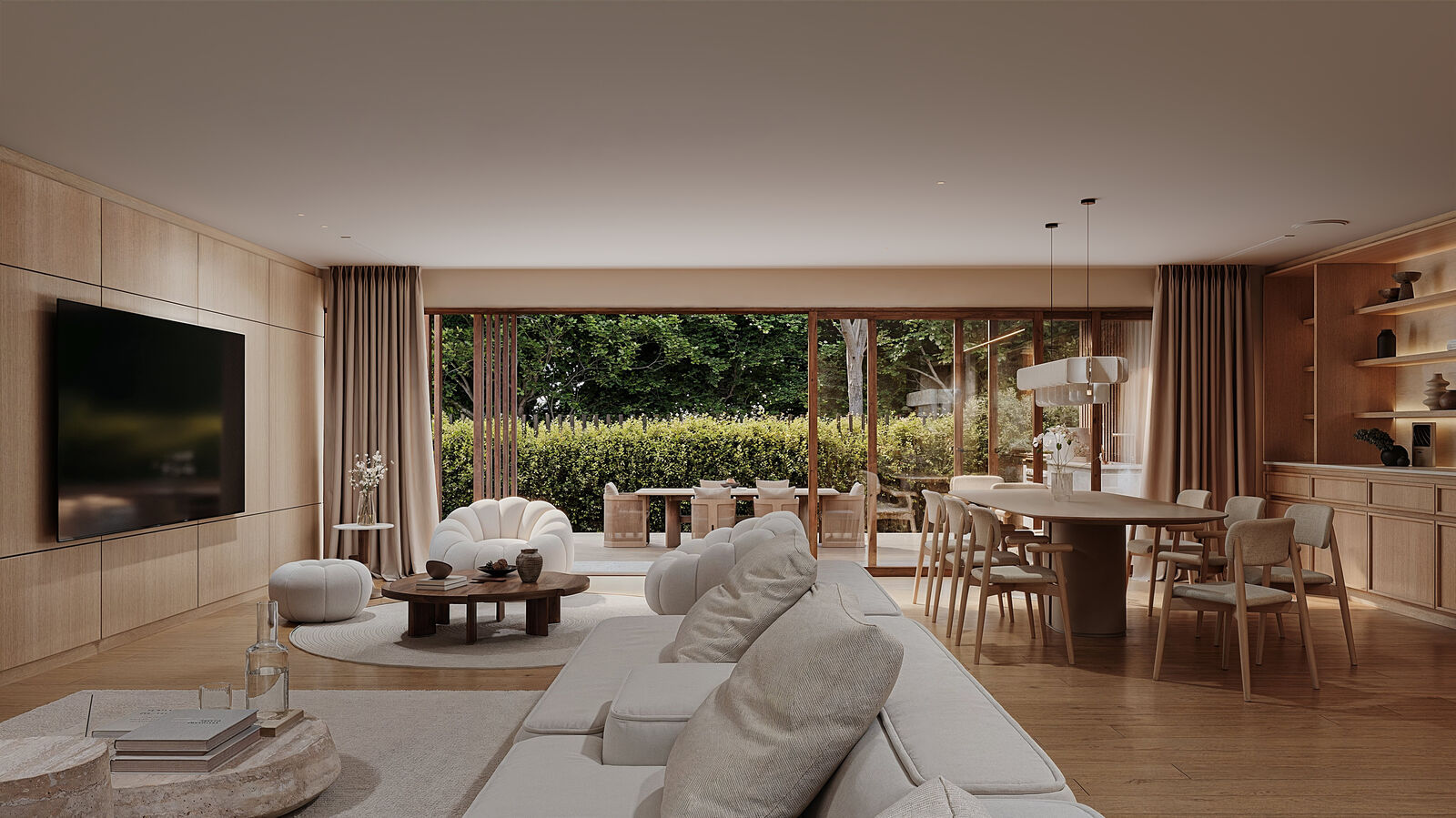 Visualization — 72 House living room