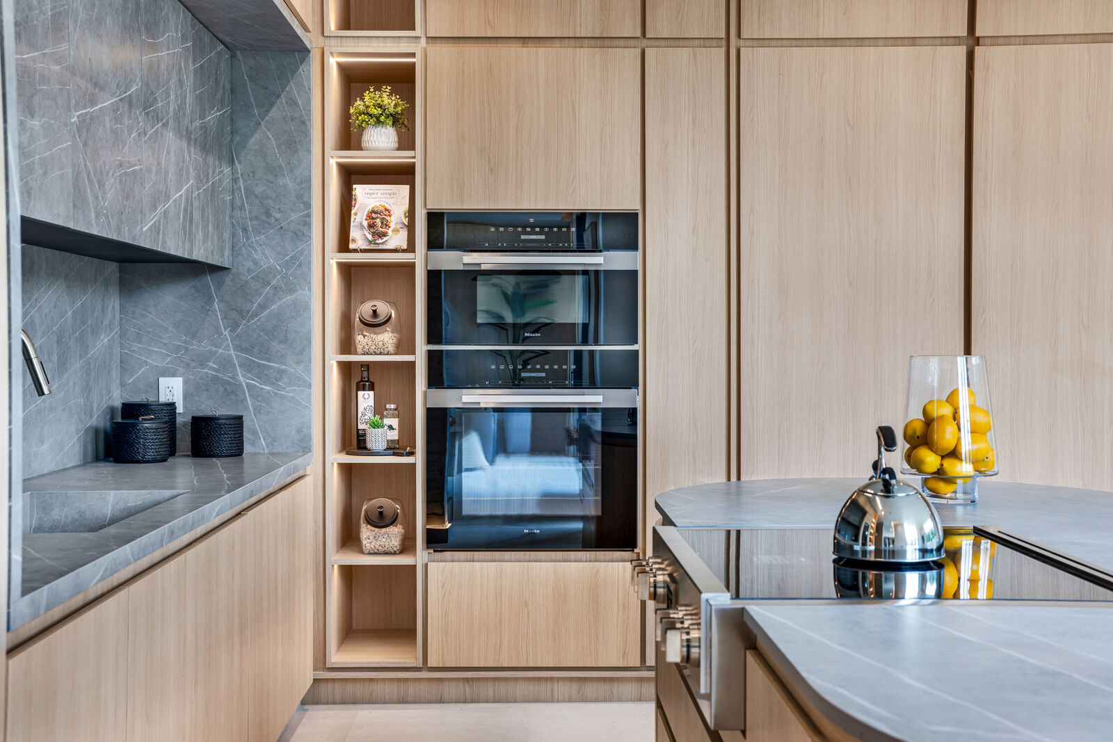 Dragon Millwork — installed kitchen cabinetry, Jefferson House