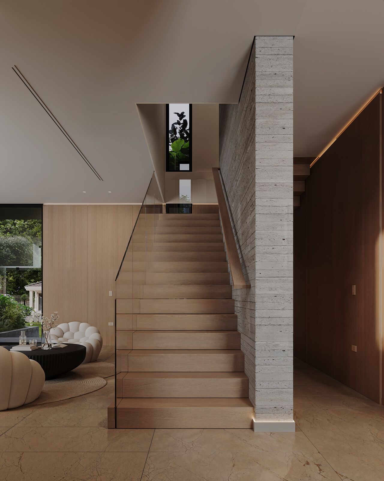 Visualization — Jefferson House stair