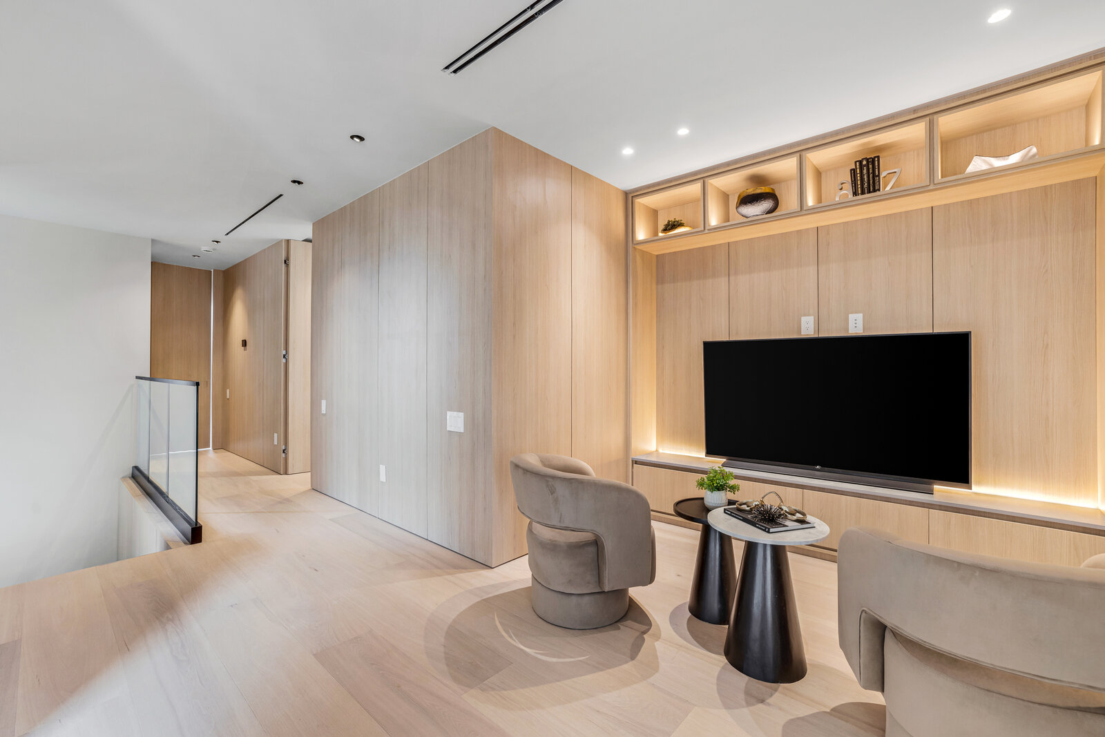 Dragon Millwork — installed media wall