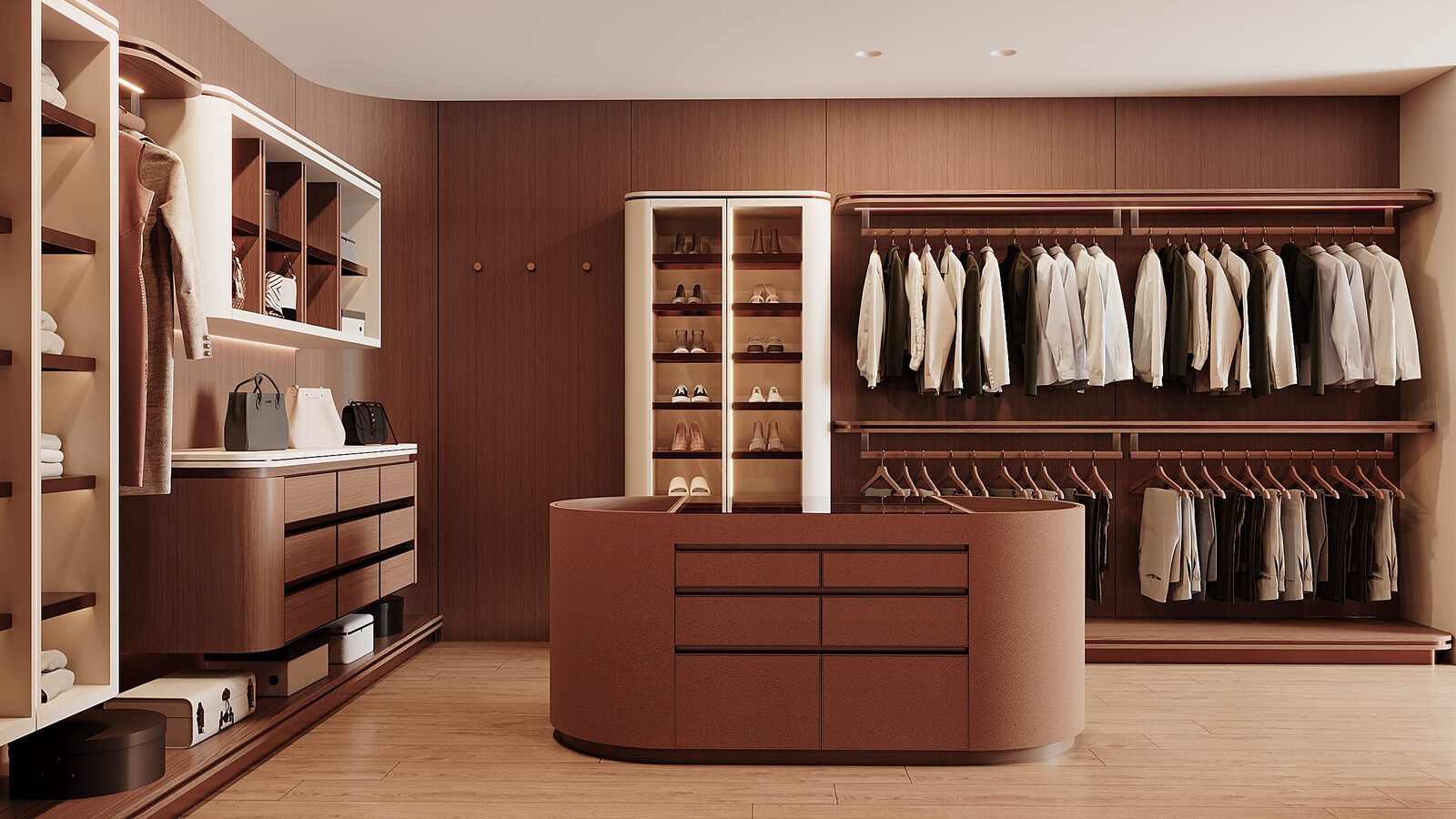 Dragon Millwork — Tigertail primary dressing room