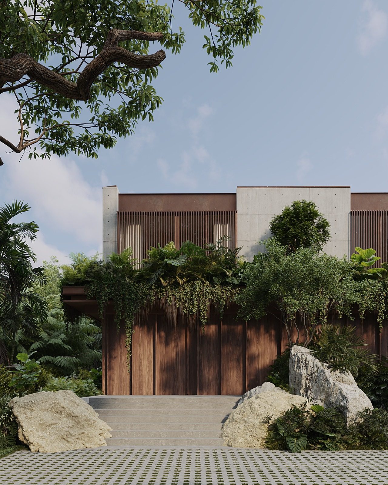 Hannaford House — closing view