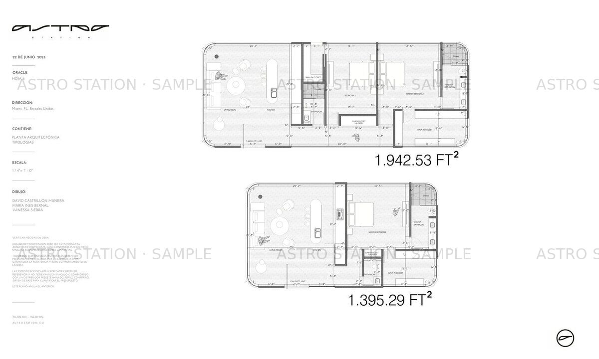 Oracle Apartments — Unit Typologies