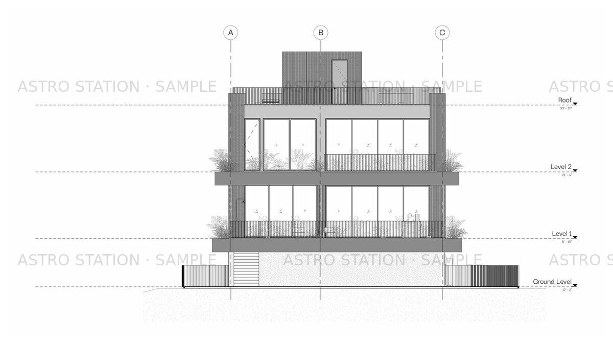 Parallel House — Roof Plan