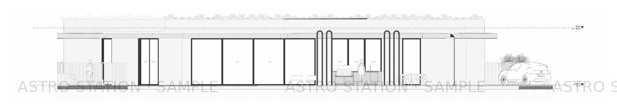 Pompano House — Roof Plan