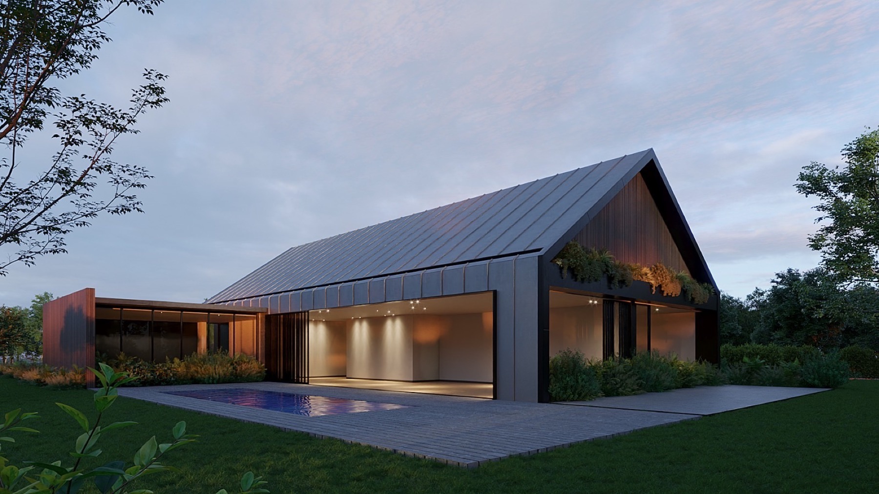 Port Charlotte House — closing view