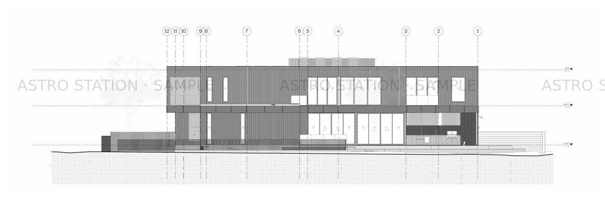 Tigertail Court — Roof Plan