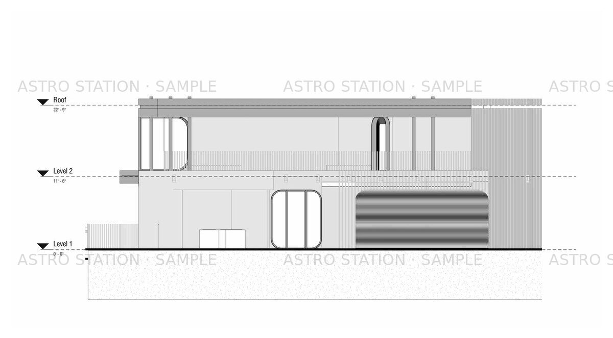 Tigertail House — Roof Plan