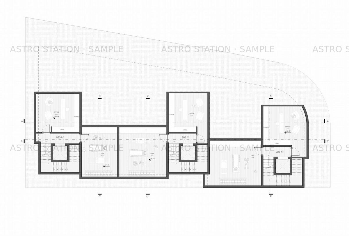 Wynwood Town Houses — Basement Plan