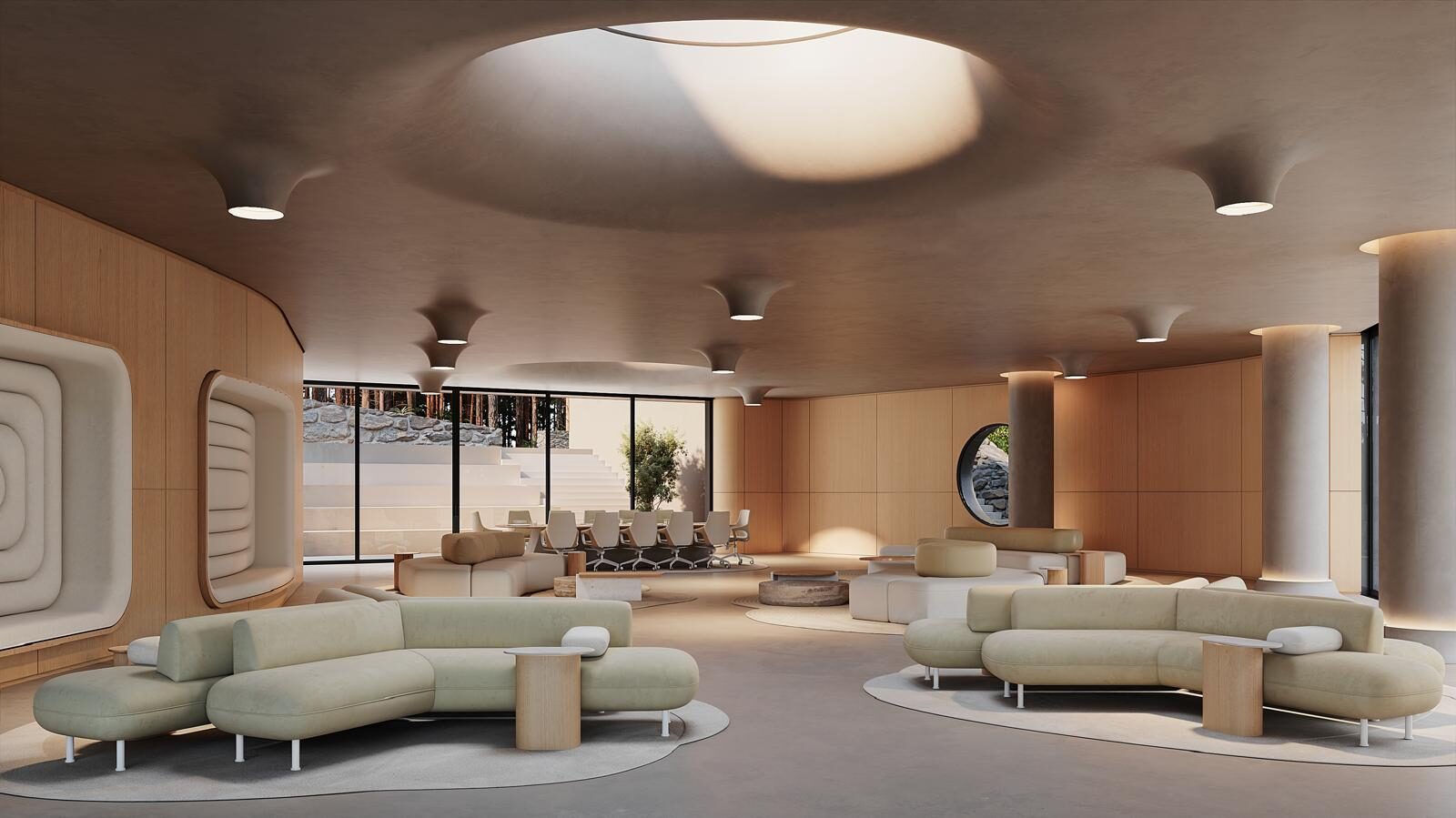 Lounge toward the garden